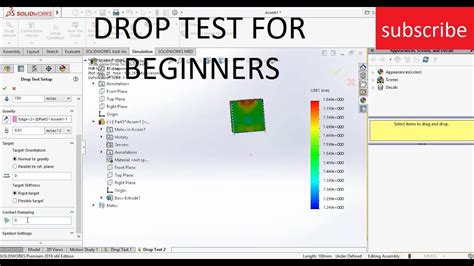 drop tests on solidworks|solidworks drop test tutorial.